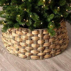 Woven Seagrass Christmas Tree Collar, 28in.