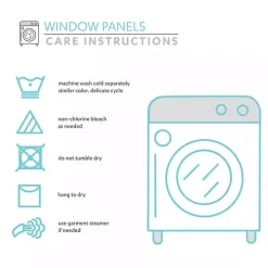 Yellow and Gray Stripe Curtain Panel Set, 95 in.