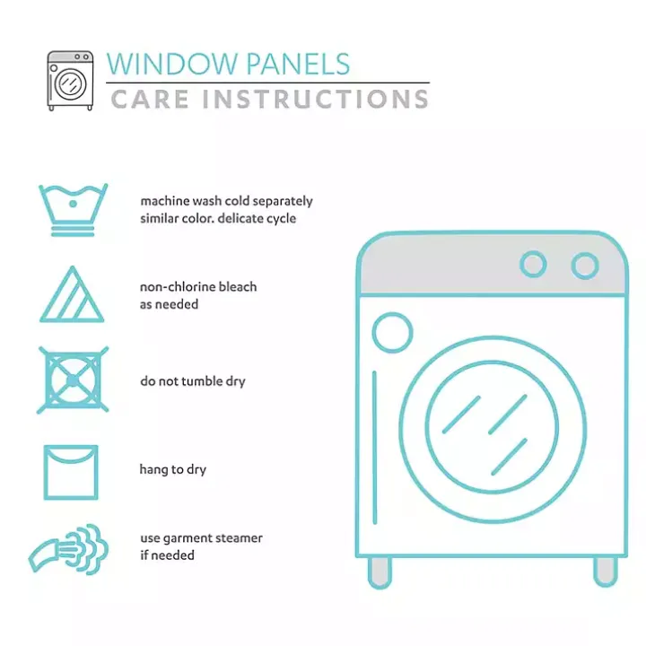 Yellow and Gray Stripe Curtain Panel Set, 95 in.