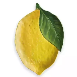 Yellow Lemon Melamine Serving Platter