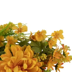 Yellow Peony and Greenery Wreath