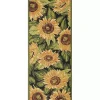 Yellow Sunflower Indoor/Outdoor Runner, 1x4